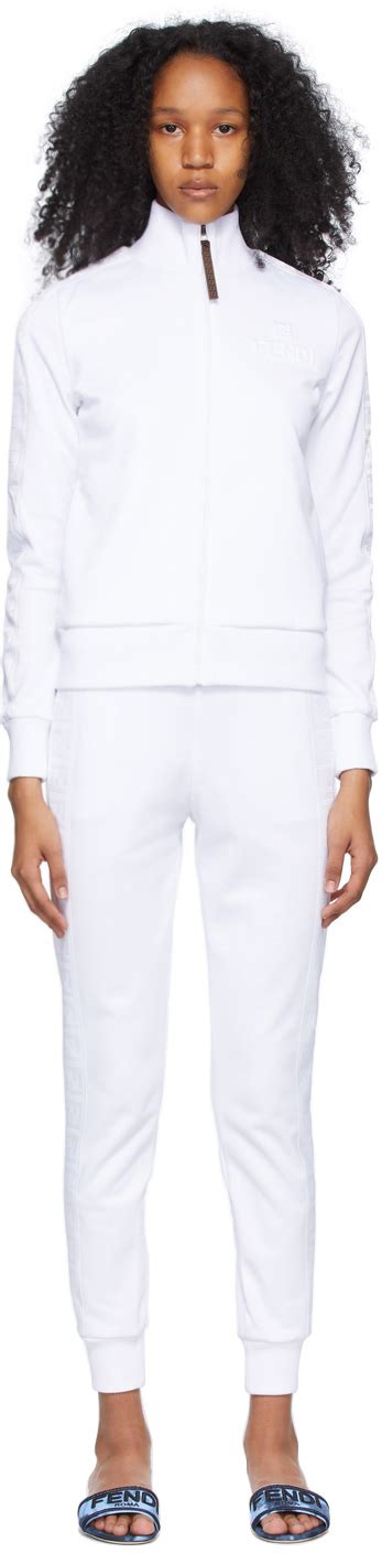 fendi white tracksuit